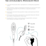 Насадка для душа WOMANIZER WAVE черная 26807670